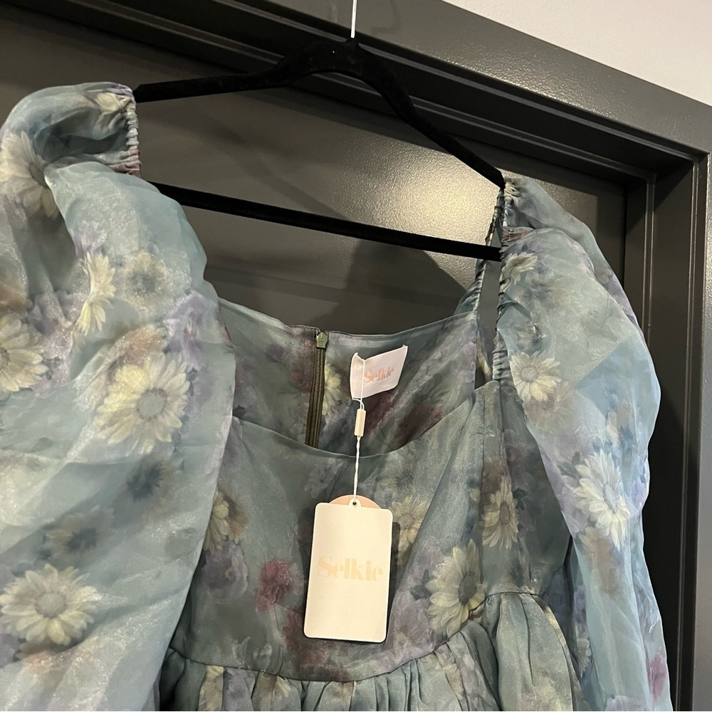 Selkie the Puff Dress in Chalk Dust Floral Size 3X NEW! New with tags! - Picture 3 of 12